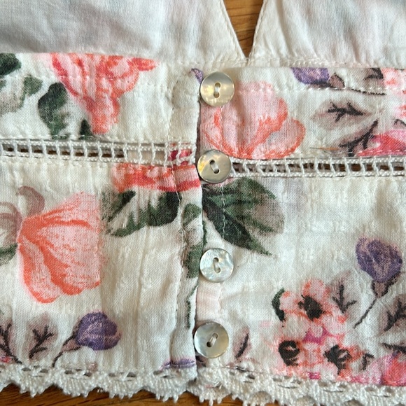 Zara Floral Halter Crop Top - Picture 6 of 6